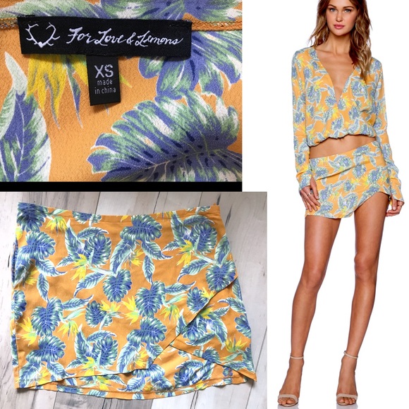 For Love And Lemons Dresses & Skirts - FOR LOVE AND LEMONS Aloha mini skirt